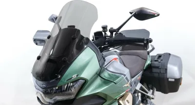Image de ISOTTA Pare-brise moyen léger fumée 540x355mm pour MOTO GUZZI Mandello s