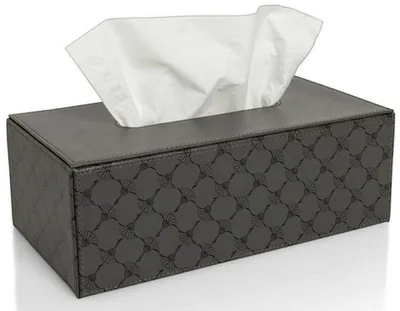 Produktbild von JOOP! CORNFLOWER Kleenexbox rechteckig, Anthrazit/Schwarz