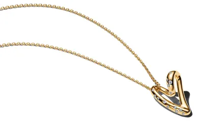 Produktbild von Pandora Essence Halskette-Anhänger Herz 14K Vergoldet 60 cm 364669C01