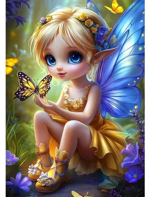 Image de Kit de peinture diamant 5D, motif papillon et fleur, pour adultes et débutants, dimensions 30x40 cm