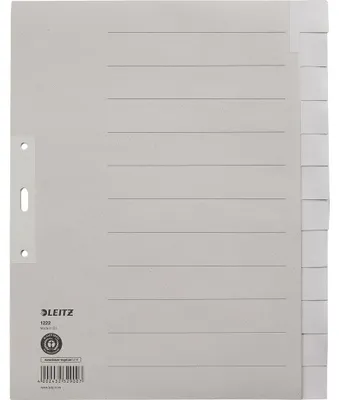 Produktbild von Leitz 12220085, Grau, Papier, 240 mm, 300 mm, 2 mm, 80 g