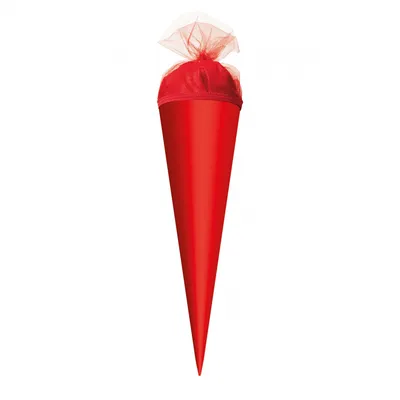 Produktbild von Roth Schultüte 35cm rund Basteltüte rot