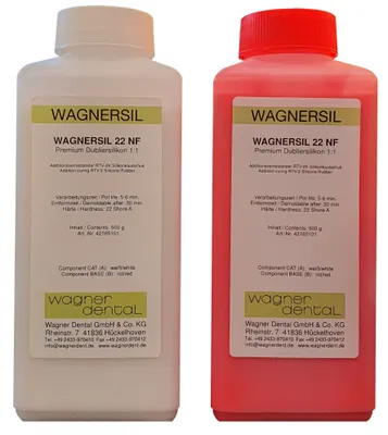 Immagine prodotto di Wagnersil 22 NF Silicone per duplicazione premium, gomma siliconica 1:1 (1000 g)
