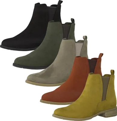 Produktbild von MARCO TOZZI Damen Stiefeletten Chelsea Boots 2-25321-35, Größe:38 EU, Farbe:Gelb