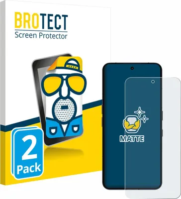 Produktbild von 2x BROTECT Schutzfolie für Nothing Phone (3) Displayschutz Displayschutzfolie Folie Matt Entspiegelungsfolie