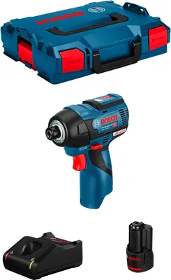 Produktbild von Drehschlagschrauber BOSCH GDR 12V-110 (1 x 3,0 Ah + GAL12V-40 + L-Boxx 102)