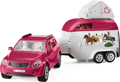Produktbild von Schleich 42535 Abenteuer mit Auto und Pferdeanhänger