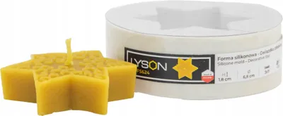 Produktbild von Łysoń Silikonform verzierte Stern Weihnachts-Dekoration