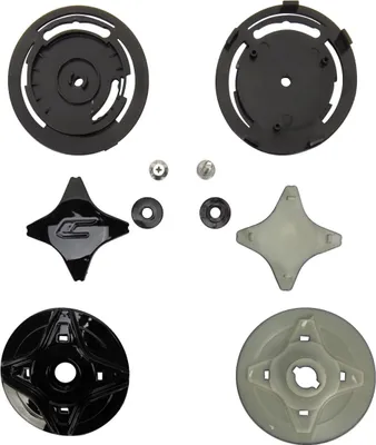 Produktbild von Schwarzes Visierbefestigungsset für CGM 169 ILLI Jet-Helm