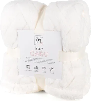 Image de Eurofirany Couvre-lit 150x200 Caro microfibre crème D91