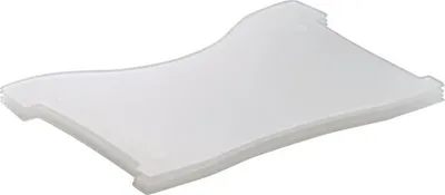 Produktbild von Stützplatten A7 quer Kunststoff transluzent klar f. Han997