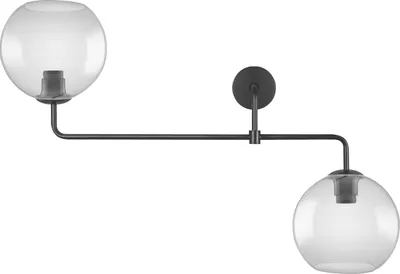 Produktbild von Ledvance Vintage 1906 Wand- & Deckenleuchte Globe Double Rauchglas max. 2 x 40W E27 ohne Leuchtmittel