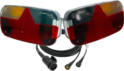 Produktbild von Aspöck Multipoint 3 Rückleuchtensatz mit NSL u. RFS passend für 13-pol. 7 Meter