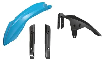 Produktbild von Rtech Yamaha Tenere 19-24 Kotflügel-set Blau,Schwarz Blau,Schwarz One Size