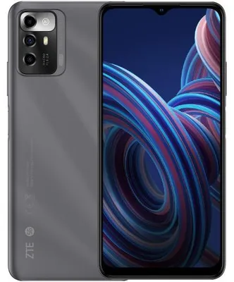 Produktbild von ZTE Blade A72 5G-Smartphone mit Dual-SIM, Android 11, 6,52 Zoll, 4/64 GB, Dreifachkamera, grau