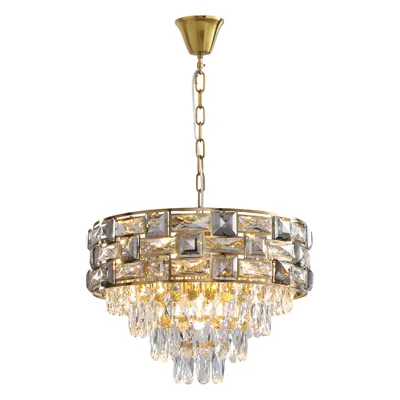 Image de Lustre en cristal LUXURIA 9xE14 or de Milagro