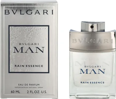 Produktbild von BVLGARI Man Rain Essence, Männer, 60 ml, Grüner Tee, Orange, Lotus, Moschus, Bernstein, Guajak-Holz, Spray