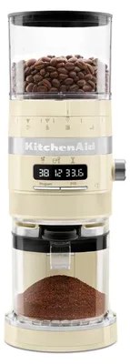 Produktbild von KitchenAid 5KCG8433EAC, Mühle mit Mahlwerk, 340 g, Kegelmahlwerk, Edelstahl, Cremefarben, Almond cream
