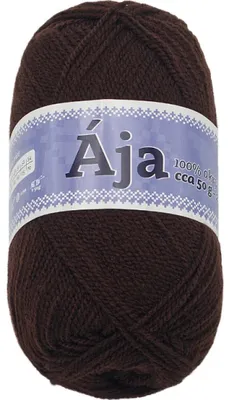 Zdjęcie produktu dla Przędza ÁJA - 50 g / 217 m - czekoladowa