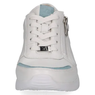 Produktbild von Caprice Damen Sneaker Schnürschuhe Reißverschluss Leder 9-23721-44, Größe:36 EU, Farbe:Blau