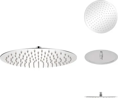 Zdjęcie produktu dla vidaXL Deszczownica ze stali nierdzewnej okrągła 30 cm - Głowice prysznicowe