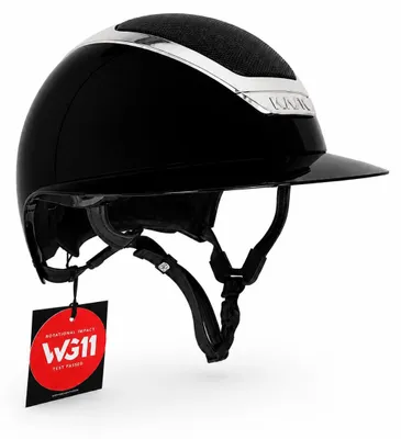 Produktbild von Kask Star Lady Pure Shine Reithelm Schwarz/Silber Gr. 58