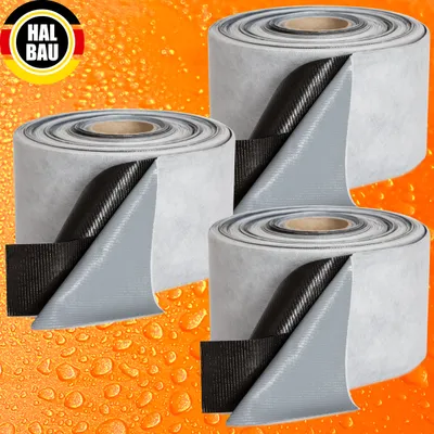Produktbild von Butyldichtband 60m Butylband Selbstklebeband Butylkautschuk Abdichtband Halbau HS04