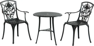 Produktbild von Inko Bistro Set Rose Bronze / 2 Sessel mit Arm