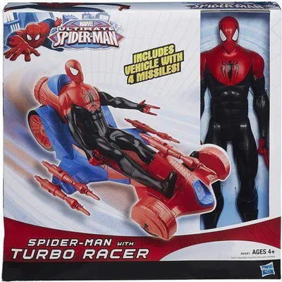 Produktbild von Hasbro A8491EU40, 4 Jahr(e), Spider-Man, Rot, Blau, Schwarz, Kunststoff