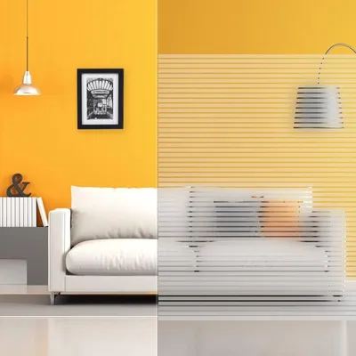 Produktbild von DIMEXACT - DIMEXACT Selbstklebende Dekorfolie mit Motiven für Fenster, 18 mm breite Streifen, Breite 1,52 m, Rolle -152 cm x 10 m - en Rouleau
