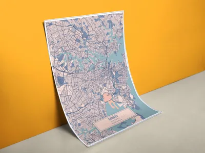 Produktbild von Stadtplan Sydney Poster | Größe in cm: 50 x 70