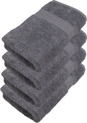 Produktbild von 4er Pack Handtücher 50 x 100 cmMIA-A00-HAT-50x100-SILBERGRAU-4