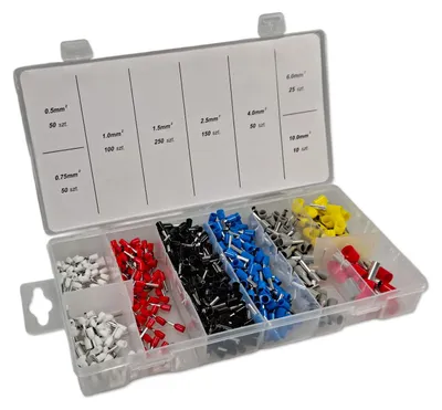 Produktbild von Aderendhülsen-Set | isoliert | 0,5-10mm² | 685-teilig | Sortimentbox