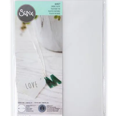 Immagine prodotto di Sizzix | Surfacez Plastica termoretraibile 10PK (A4 stampabile)