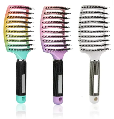 Immagine prodotto di Set di 3 spazzole per capelli con setole districanti