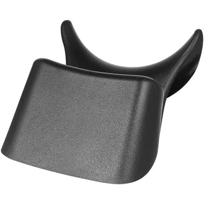 Produktbild von Nackenstütze für Haarwäsche – Waschbecken-Kissen aus PU, Komfortable Friseur-Nackenstütze für Waschstation, Schwarz, 22×17cm