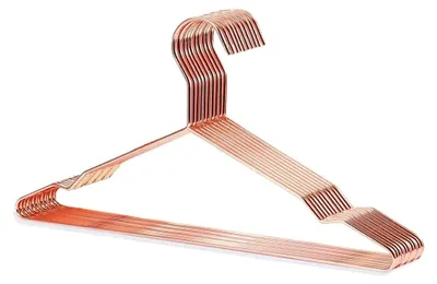 Produktbild von Metallkleiderbügel 10 Stück in Roségold