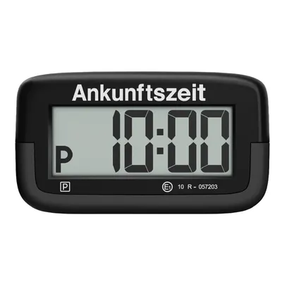Produktbild von Needit elektronische Parkscheibe Park Micro I die weltweit dünnste automatische Parkscheibe mit KBA-Zulassung I kompakte, Digitale Parkuhr I Schwarz