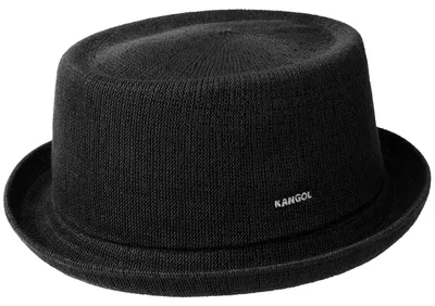 Kangol Sommerhut Player aus Bambus in schwarz