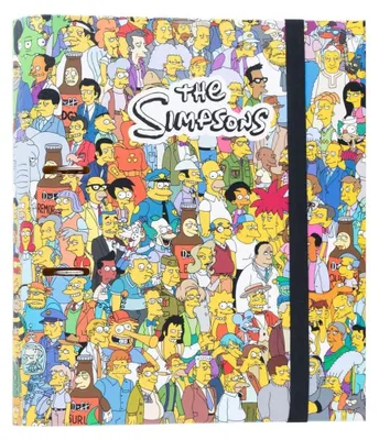 Productafbeelding van Erik Editores, The Simpsons, premium ringmap met 2 ringen. Één maat
