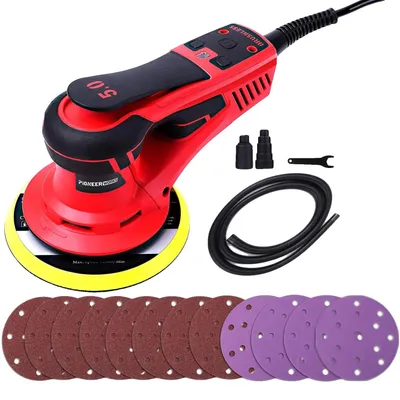 Produktbild von Zufälliger Orbitalschleifer, variable Geschwindigkeitsregelung, Niedrigvibrationstechnologie, Rot