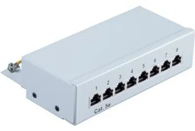 Produktbild von cat 5e Patchpanel geschirmt 8 Ports