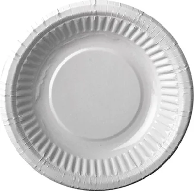 Produktbild von PAPSTAR 12 Schalen, Pappe rund Ø 19 cm · 3 cm weiss | Schrumpffolie (12 Stück)