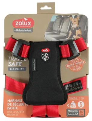 Obrázek produktu pro ZOLUX Psí postroj TRAVEL SAFE S, červený