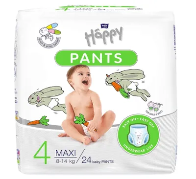 Produktbild von Bella Baby, Pampers, Größe 4, 8-14kg, 24 Stück