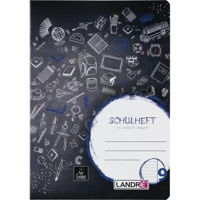 Immagine prodotto di Quaderno LANDRÉ DIN A5, rigato 9 / foderato