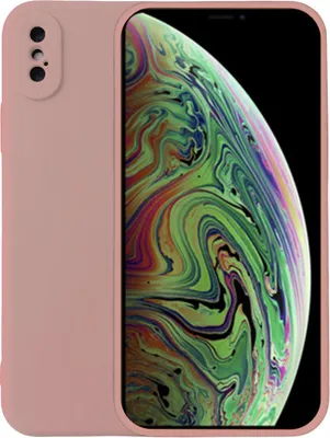 Produktbild von Handyhülle für iPhone Xs Max  Silikonhülle - Backcover Siliconen Case - Lachs