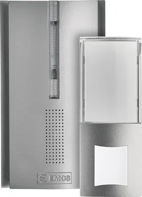 Productafbeelding van Emos 3402060001, Zilverkleurig, 85 dB, Draadloos, 433 MHz, 120 meter, Werkt op batterijen
