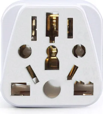 Produktbild von INF Europäischer Standardadapter - Reines Kupfer Weiß