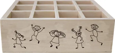 Produktbild von Sortierkasten aus Holz